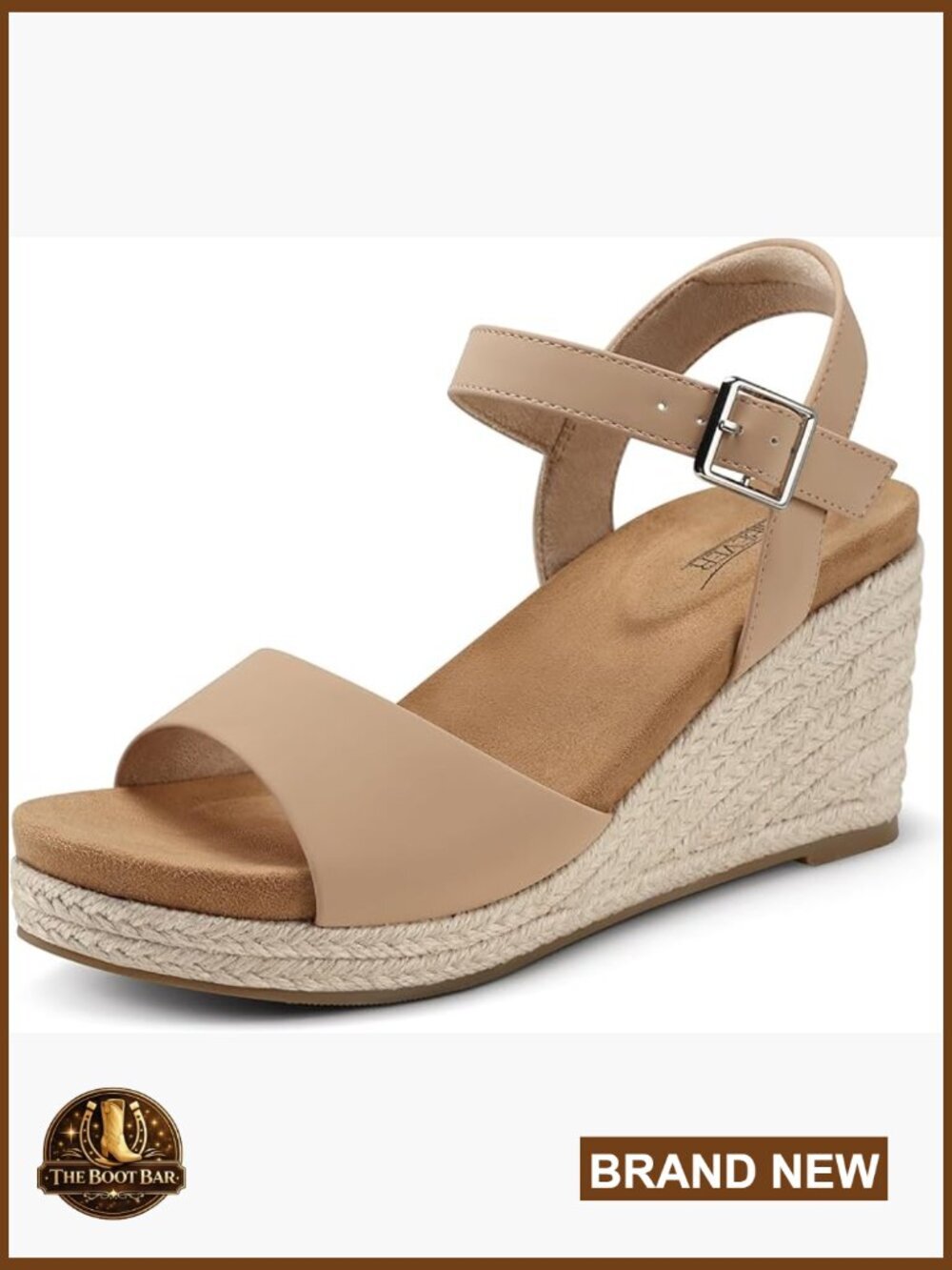 Women's Espadrille Wedge Sandals Ankle Strap Platform Open Toe Summer